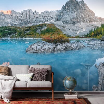 Vlies Fototapete - Alpine Treasure - Größe 400 x 250 cm