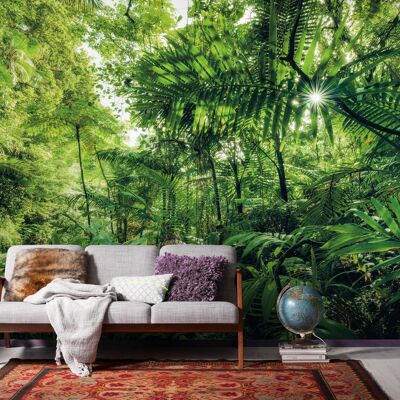 Non-woven photo wallpaper - Into The Jungle - size 400 x 250 cm