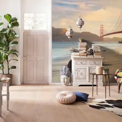 Papel pintado fotográfico no tejido - Golden Gate - tamaño 400 x 250 cm