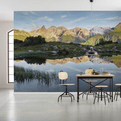 Papel pintado fotográfico no tejido - Espejo Allgäu - tamaño 450 x 280 cm