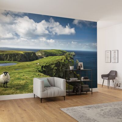 Papel pintado fotográfico no tejido - Green Ireland - tamaño 450 x 280 cm