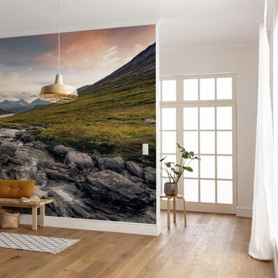 Vlies Fototapete - Schroffes Paradies - Größe 450 x 280 cm