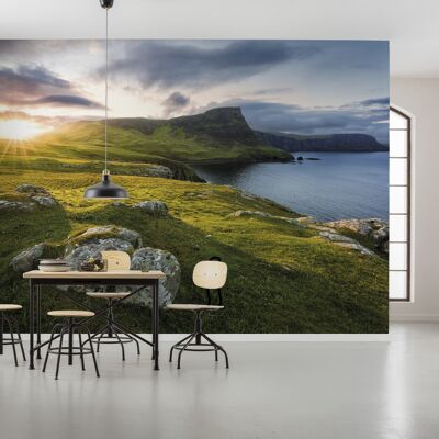 Papel pintado fotográfico no tejido - Paraíso escocés - tamaño 450 x 280 cm