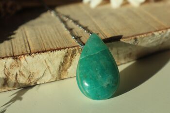 Collier de pierres précieuses - Amazonite