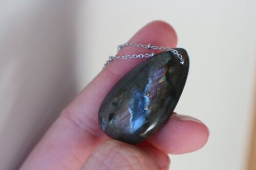 Gemstone necklace - Labradorite
