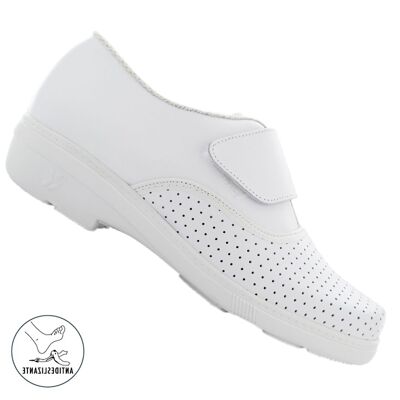 Oxford with velcro for professionals white