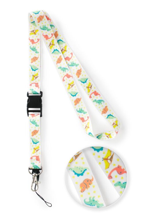 Lanyards - Cinta colgante enfermera. Dinos