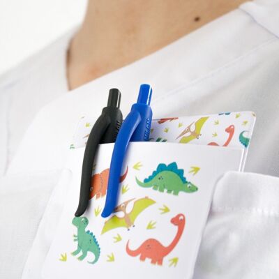 Tell us.  Pocket saver and robe protector.  Pen case. Pen holder