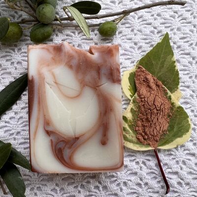 Red clay soap / pack of 10