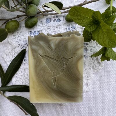 Green clay soap / pack of 10