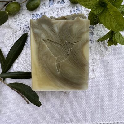 Green clay soap / pack of 10