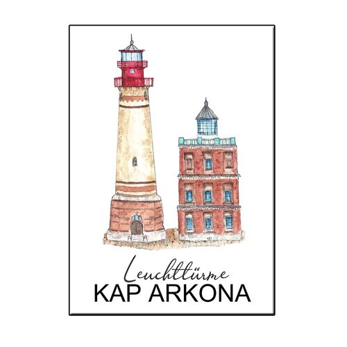 A6 kap arkona lighthouses card - joyin