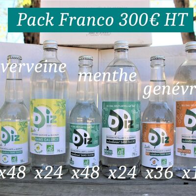 FRANCO pack (33cl and 75cl)