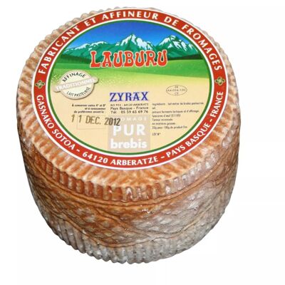 Lauburu-Zyrax pure sheep's cheese tommette