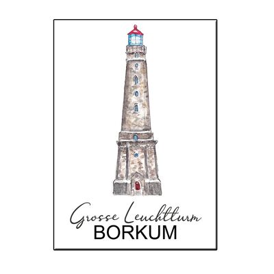 A6 borkum lighthouse card - joyin