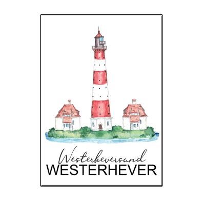 A6 westerheversand lighthouse card - joyin