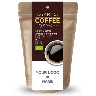 Personalized organic arabica coffee