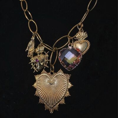Fantasy Love Necklace - Gold Plated