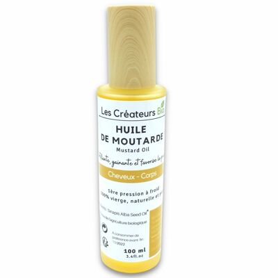 Mustard Oil pure and 100% natural - 100ml