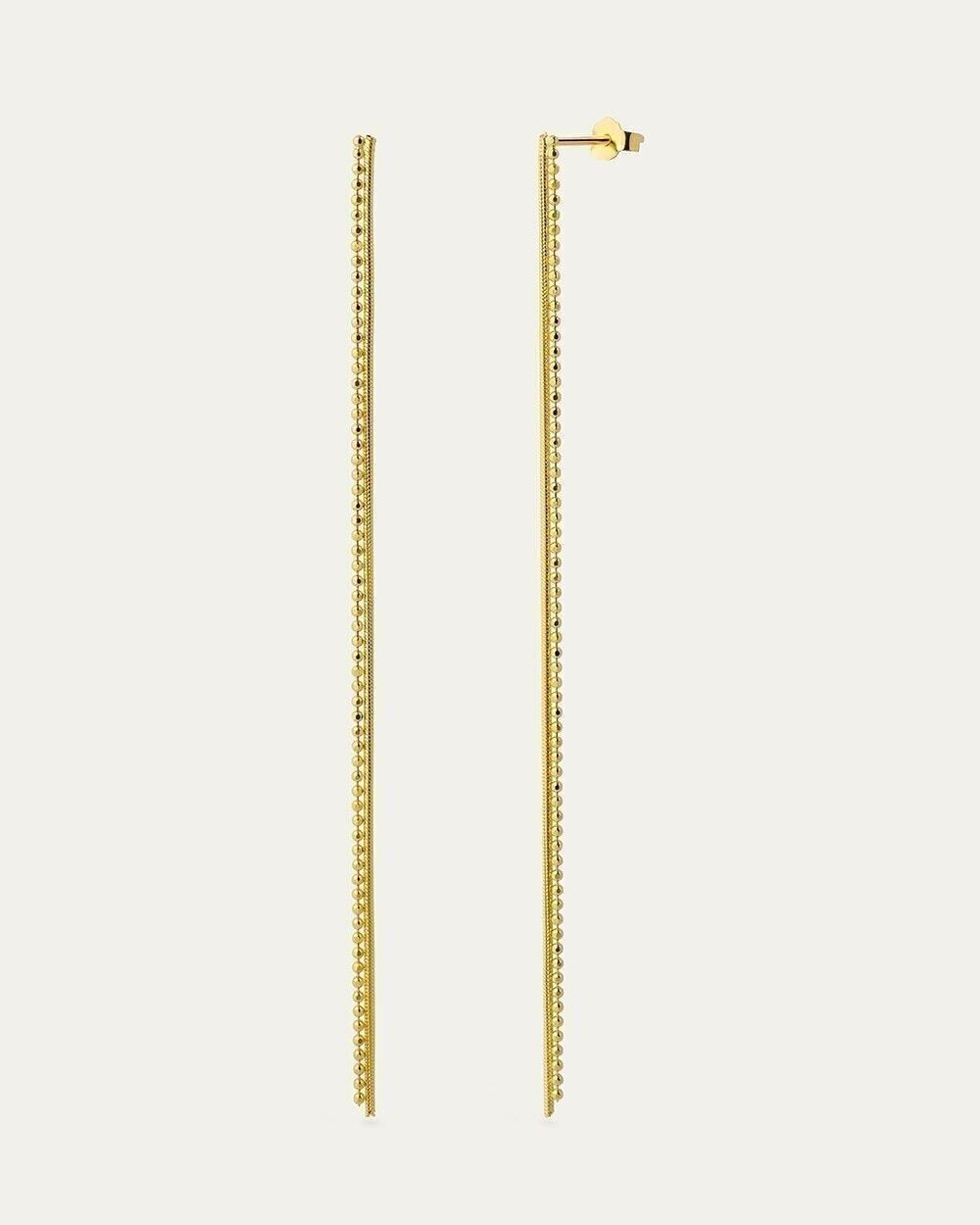 Orecchini Joséphine in oro - Fiore Menta -