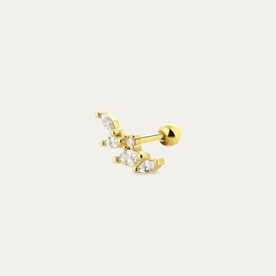 Piercing Hannah Gold - Flor de Menta -