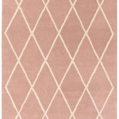 Albany Diamond Pink rug 120x170cm