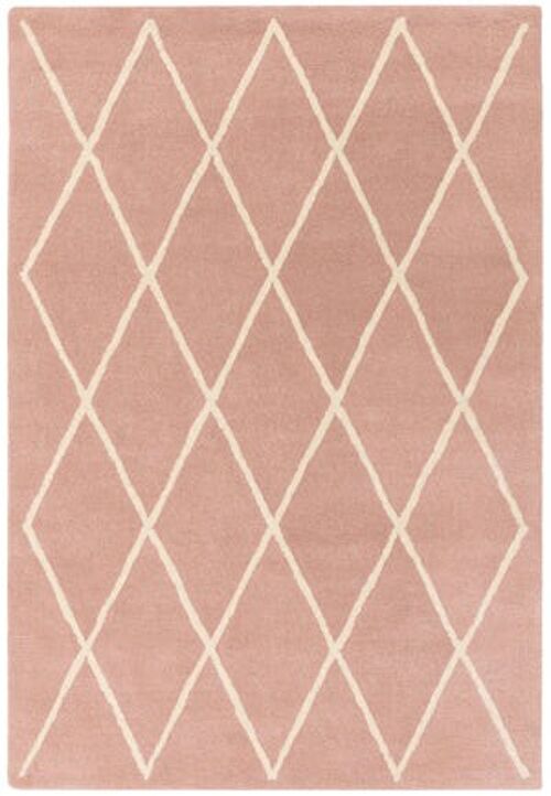 Albany Diamond Pink rug 160x230cm