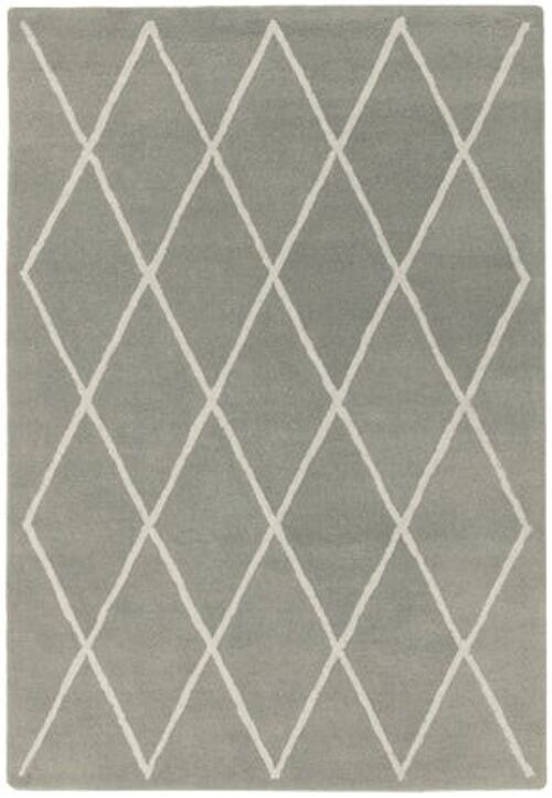 Albany Diamond Silver rug 200x290cm