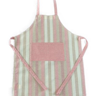 Apron Stripe Pink wide stripe