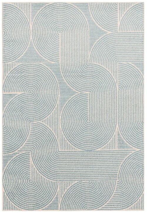 Muse Blue Swirl Rug MU02 120x170cm