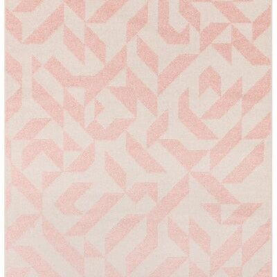 Muse Pink Shapes Teppich MU04 120x170cm