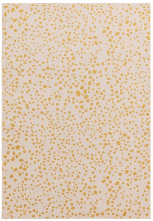 Muse Yellow Spotty Rug MU12 120x170cm