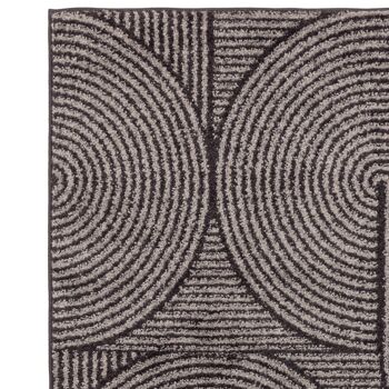 Tapis tourbillon anthracite Muse MU01 160x230cm 2