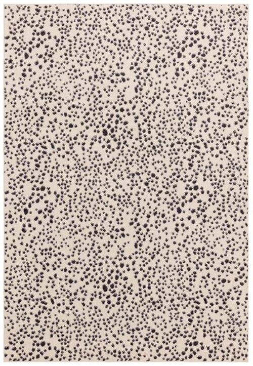 Muse Black Spotty Rug MU11 160x230cm