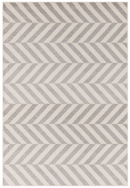 Muse Grey Chevron Rug MU07 200x290cm