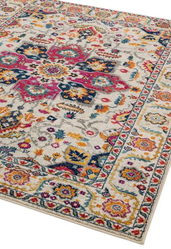 Nova NV24 Tapis Persan Blanc Multi 120x170cm 3