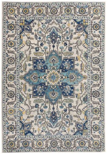 Tapis bleu persan Nova NV25 120x170cm 1