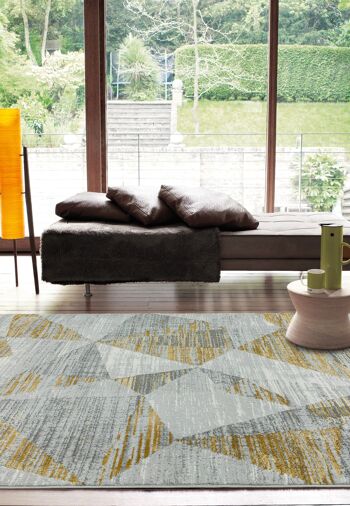 Tapis Orion OR12 Blocks Jaune 120x170cm 2