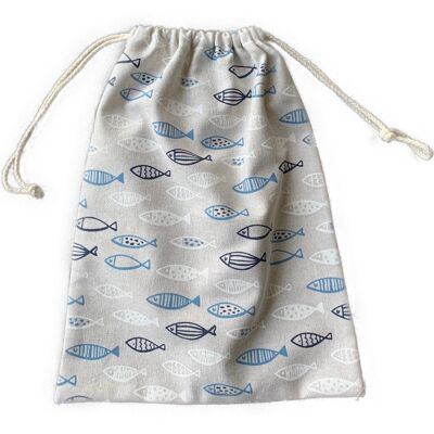 breakfast/ lunch bag Blue Fish