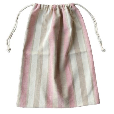 breakfast/ lunch bag Stripe Pink