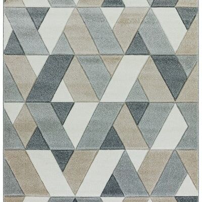 Sketch SK01 Rhombus Tapis gris 200x290cm