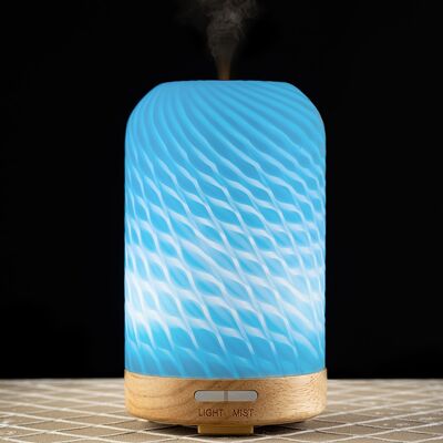 ELECTRIC GLASS DIFFUSER WITH MULTICOLORED LED