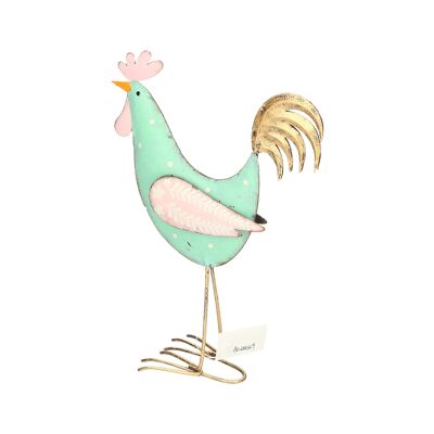 Metal figure rooster