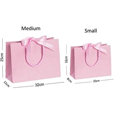 Pink Gift bag with Ribbon