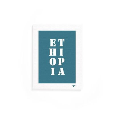 Poster blu "Etiopia"