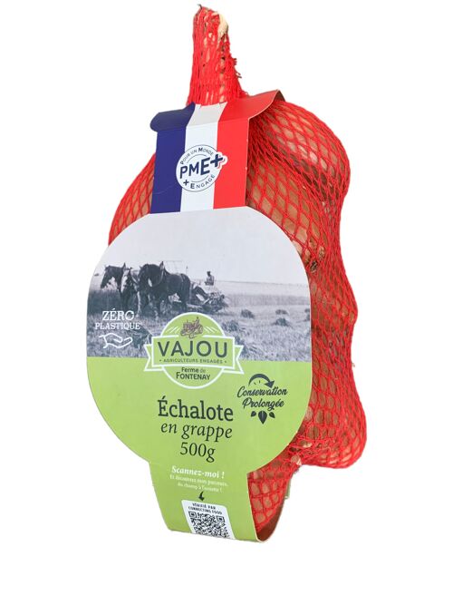 VAJOU - Echalote en grappe 500g