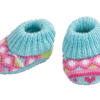 Doll knitted shoes, small, Gr. 28-35cm