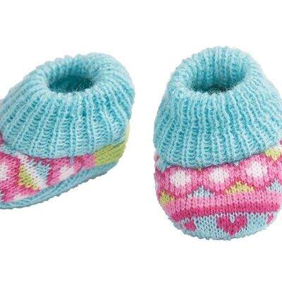 Doll knitted shoes, small, Gr. 28-35cm