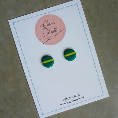 Charity support collection - Round Stud Earrings - In Aid of TASC