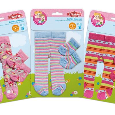 Medias de muñeca con calcetines, de colores, pequeñas, talla 28-35cm